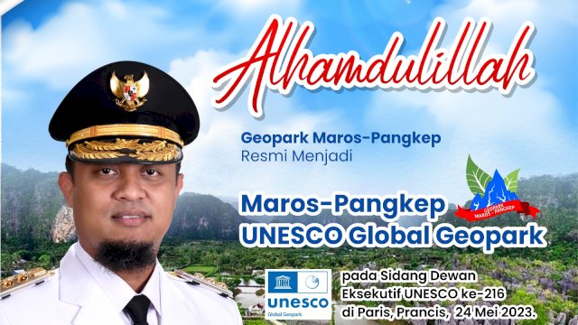 Terkait Status Maros Pangkep UNESCO Global Geopark, Gubernur Andi Sudirman: Mari Bersama Menjaga
