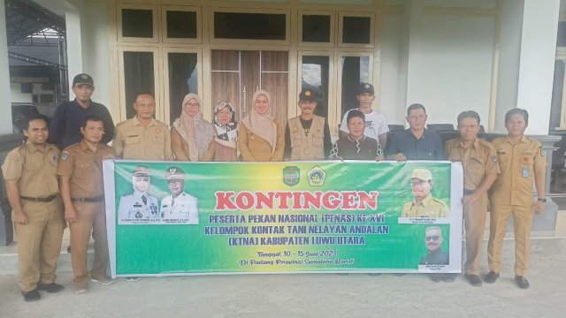 Lepas Kontingen Luwu Utara Menuju PENAS XVI di Padang, IDP; Serap Ilmu Sebanyak-banyaknya