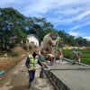 Pemprov Lanjutkan Penanganan Ruas Minasatene di Pangkep, Progres Pengecoran Beton