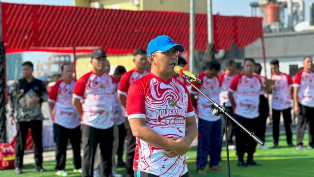 Danny Pomanto Cetak Gol Saat Lawan JPU Polrestabes Makassar