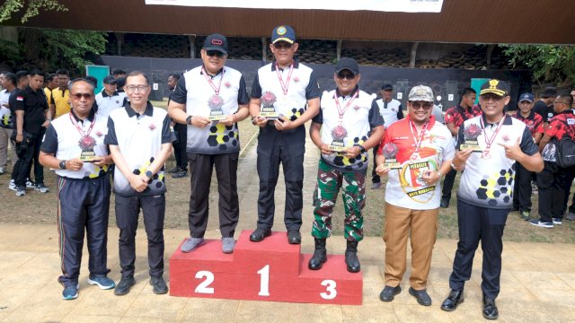 Polda Sulsel Gelar Lomba Menembak Hari Bhayangkara ke-77