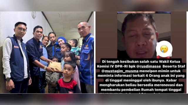Empat anak yatim di Kabupaten Bone viral jadi pembahasan di media sosial karena diusir dari kontrakan usai ibunya meninggal dalam sebuah kecelakaan.