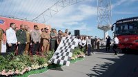 Bupati Luwu Hadiri Kick Off Trans Andalan Sulsel