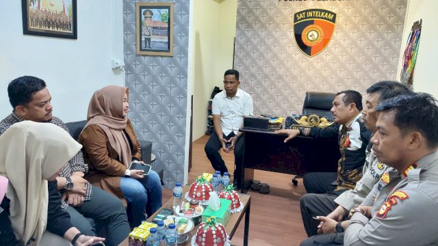 Menuju Kirab PEMILU, KPU Kota Makassar audiensi bersama Polres Pelabuhan Makassar