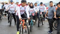 Danny Pomanto Ajak Wali Kota Peserta Rakernas APEKSI Gowes Keliling Kawasan Metro Tanjung Bunga-CPI