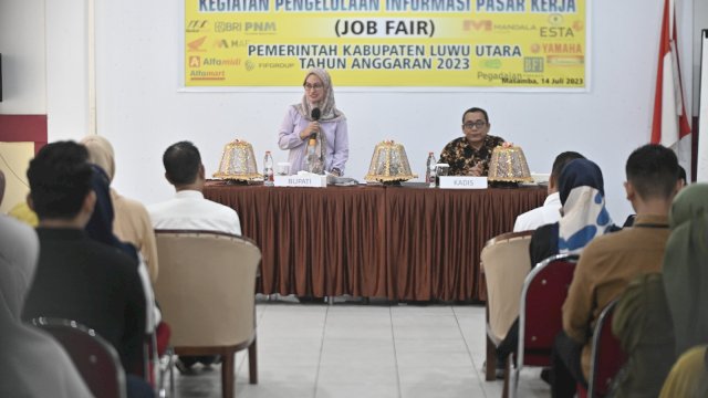 Buka Job Fair, Indah Tegaskan Agar Prioritaskan Pekerja Lokal