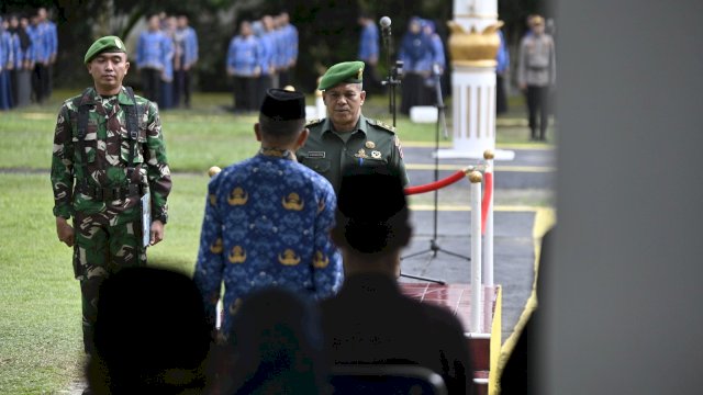 Perwira Penghubung Jadi Inspektur Upacara HKN di Pema Lutra