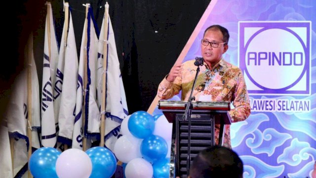 Wali Kota Makassar Moh Ramdhan Pomanto menghadiri peresmian Kantor Baru Asosiasi Pengusaha Indonesia (APINDO) Sulawesi Selatan yang berlokasi di Jalan Cendrawasih, Kamis (20/07/2023).