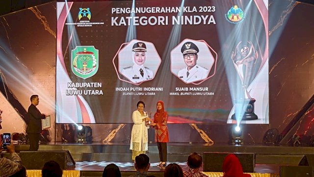 Luwu Utara Raih Penghargaan KLA Nindya