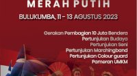 Festival Budaya Iringi Puncak Gerakan Pembagian 10 Juta Bendera di Bulukumba