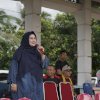 Cegah Stunting Dengan Aksi Bergisi, Hj Hayarna Senam Bersama Masyarakat Suli Barat