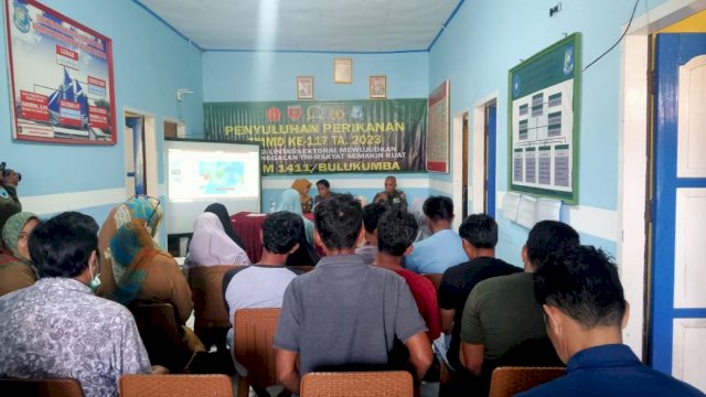 Satgas TMMD ke-117 Gelar Penyuluhan Perikanan