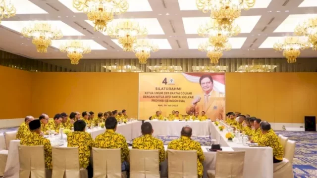 Arilangga Hartarto Bersama 38 ketua DPD I Partai Golkar 
