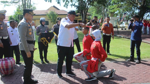 71 Calon Paskibraka Kabupaten Luwu Mendapat Suntikan Motivasi Dari Kapolres Luwu