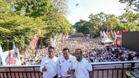 450 Ribu Warga Sulsel Ikuti Jalan Sehat Anti Mager Bareng Prabowo Subianto Dan Gubernur Sulsel