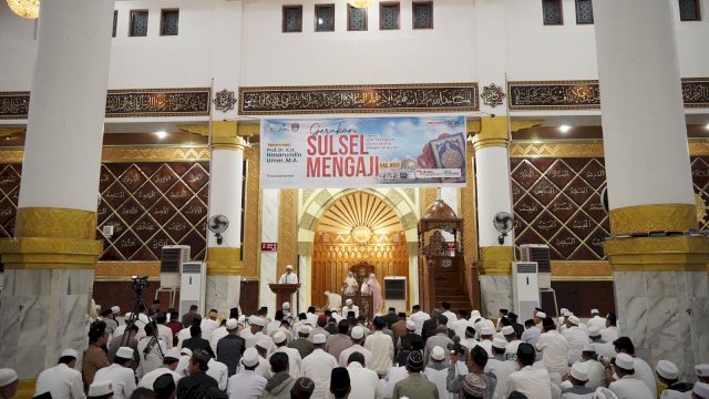 Hadirkan Ketum PP As’adiyah Sengkang, Gubernur Sulsel Gelar Gerakan Sulsel Mengaji di Wajo