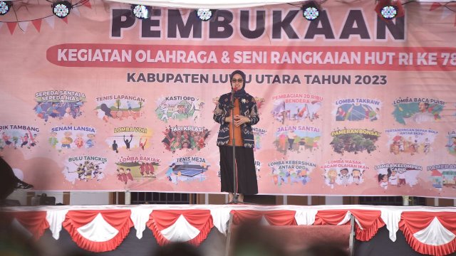 Bupati Luwu Utara Buka Rangkaian Kegiatan HUT Proklamasi ke 78