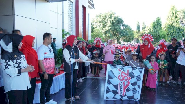 750 Anak Didik TK PAUD Ikuti Karnaval Sambut HUT Kemerdekaan