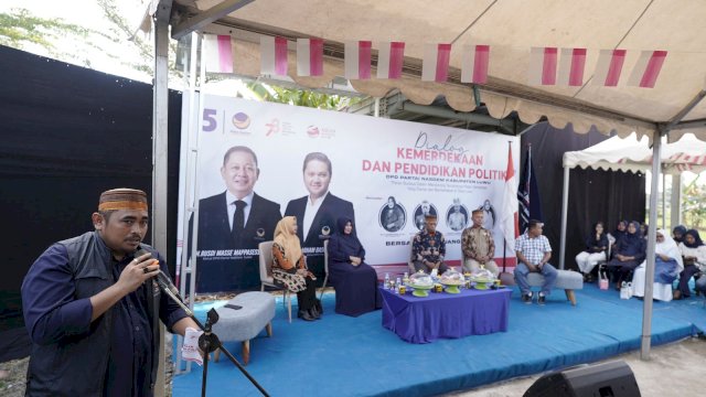 Nasdem Luwu Gelar Pendidikan Politik Melalui Dialog Kebudayaan
