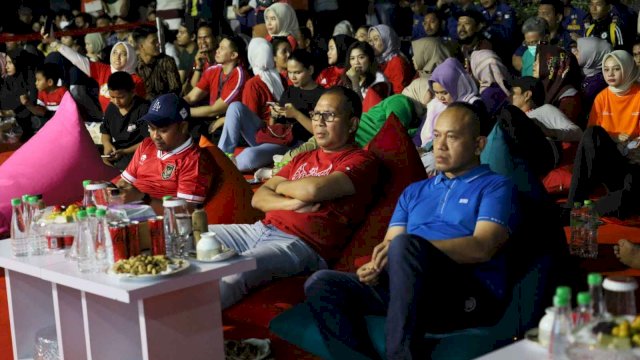 Bareng Kapolrestabes, Danny Pomanto Nobar Timnas vs Vietnam