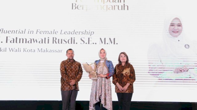 Wakil Walikota Makassar Raih Apresiasi Perempuan Berpengaruh