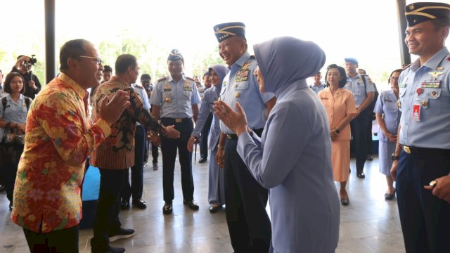 Walikota Makassar Dampingi KASAU Peresmian Kantor Lanud Sulhas