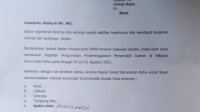BK: Ismail Bachtiar Offside Buat Surat Berkop DPRD