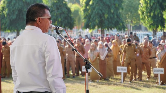 Bupati Bulukumba Andi Muchtar Yusuf Memberikan Arahan kepada Seluruh ASN Pemda Bulukumba 