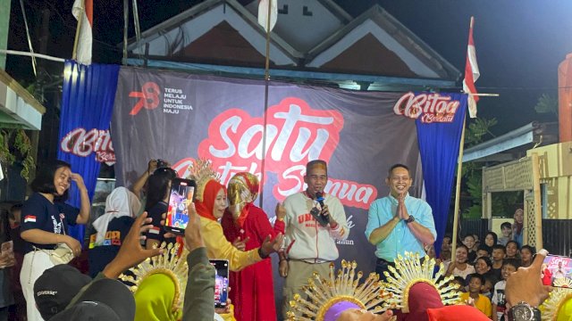 Warga Bitoa Senang Pesta Rakyat Dihadiri Ketua DPRD Makassar Rudianto Lallo