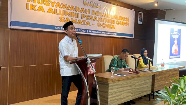 Terpilih Aklamasi, Ketua DPRD Makassar Rudianto Lallo Nakhoda Baru IKA Pesantren Guppi Samata Gowa
