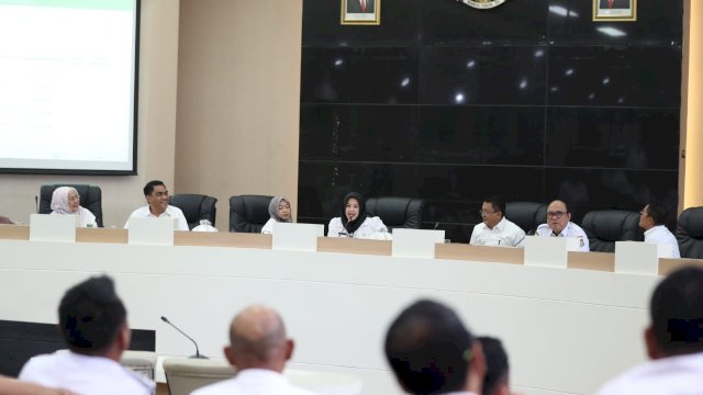Wakil Wali Kota Makassar Pimpin Rapat Koordinasi Makassar Tanggap Darurat Kekeringan