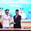 Serah Terima Memori Akhir Jabatan Gubernur Sulsel ke Bahtiar Baharuddin