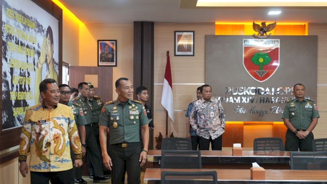Pj Gubernur Sulawesi Selatan Jalin Sinergitas TNI/Polri Hadapi Pemilu Mendatang