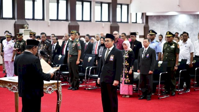 Pj Gubernur Kukuhkan Muhammad Risbiantoro Sebagai Kepala BPKP
