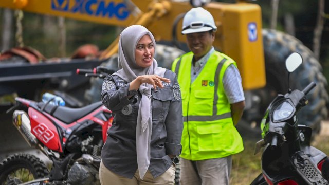 Pertama Kali di Sulawesi, Pekerjaan Jalan Ruas Rongkong-Seko Gunakan Matos