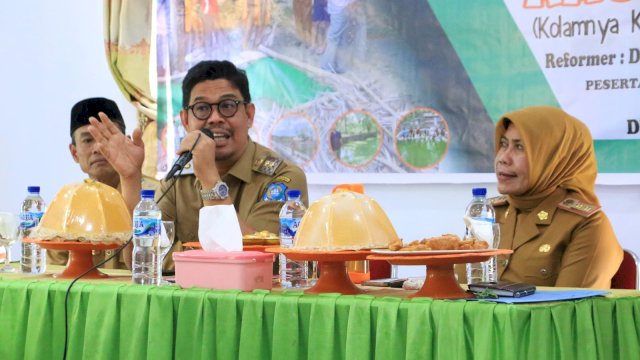 Wabup Edy Manaf Launching Inovasi Naga Runting di Desa Pangalloang