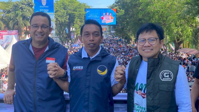 Satu Juta Masyarakat Sulsel Tumpah Berjalan Gembira Bersama Anies – Muhaimin