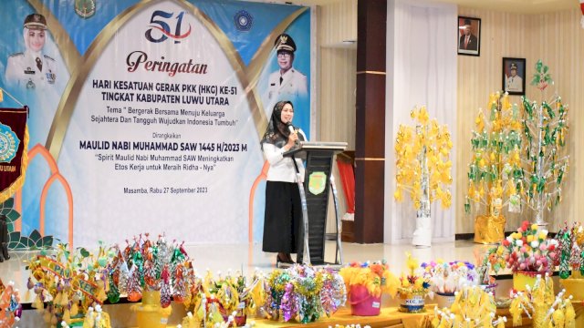 Peringati Hari PKK Berlangsung Meriah