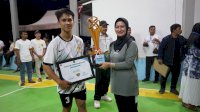 Tim Takraw Polres Lutra Juara Open Turnamen Kamiri Cup I