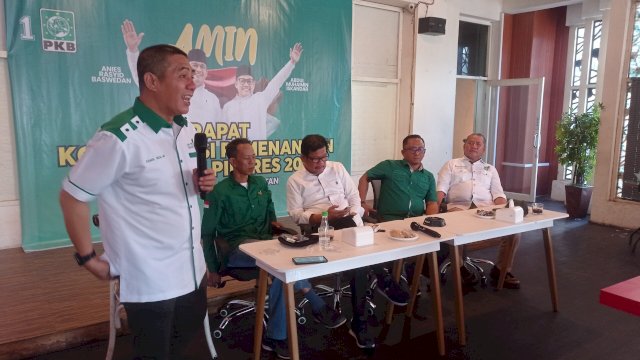 Suasana Rapat Konsolidasi pemenangan PIlpres yang dilakukan oleh DPW PKB Sulsel