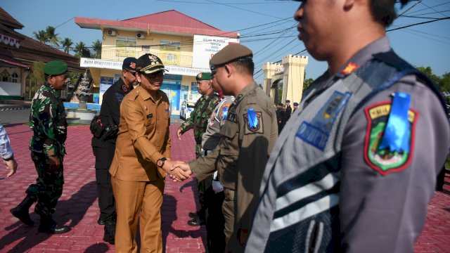 Wakil Bupati Lutra Hadiri Apel Pasukan Polres Luwu Utara