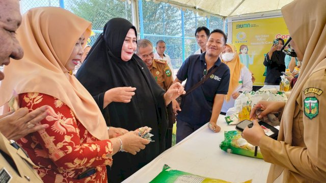 Tindak Lanjuti Hasil Rakor Stabilisasi Pangan, Dinas Ketahanan Pangan Luwu Gelar Gerakan Pangan Murah