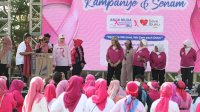 Peringati Hari Kanker Sedunia, Fatmawati Rusdi Bersama PIA Senam Massal SADARI