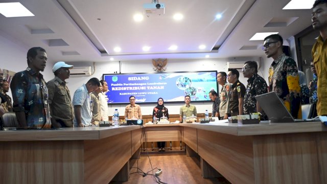 Pemda Luwu Utara Siap Lakukan Redistribusi 3.200 Bidang Tanah