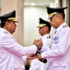 PJ. Gubernur Sulsel Lantik Pj Bupati Enrekang dan Pj Wali Kota Parepare, Minta Segera Bergerak dan Bekerja