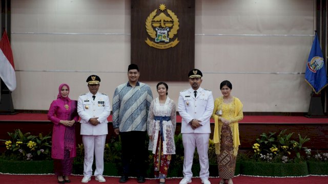 Menteri Pemuda dan Olahraga Dito Ariotedjo menghadiri pelantikan Wakil Bupati Luwu Timur Akbar Laluasa.