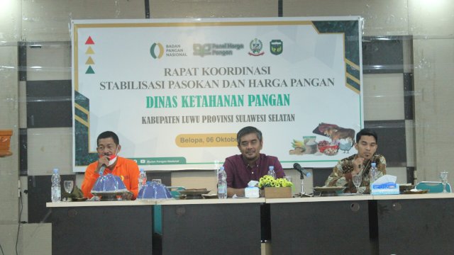 Distapan Luwu Gelar Rapat Koordinasi Stabilisasi Pangan