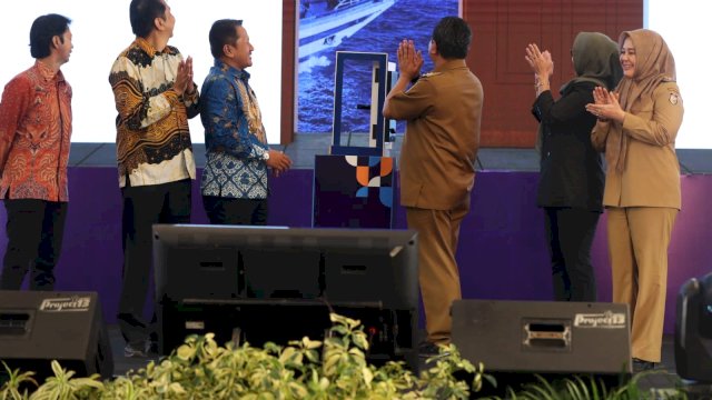 Wakil Wali Kota Makassar, Fatmawati Rusdi hadiri Musyawarah Daerah XIV Real Estat Indonesia (REI) Sulsel, yang digelar di Claro Hotel, Selasa (10/10/2023).
