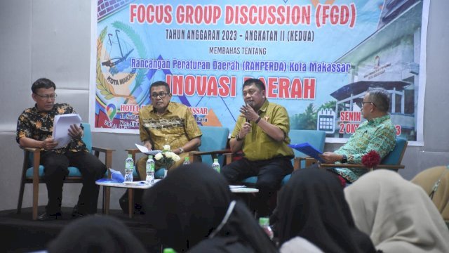 Arifin Dg Kulle Gelar FGD Terkait Ranperda Inovasi Daerah