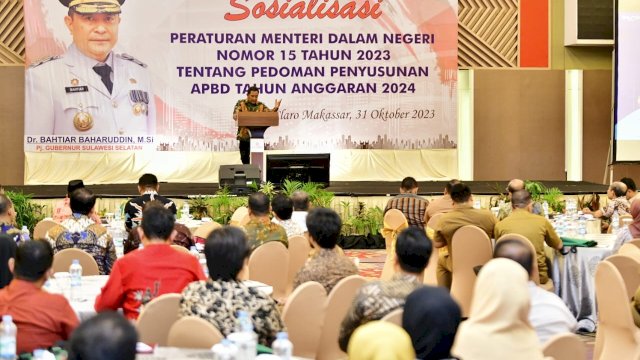 Pemprov Sulsel Gelar Sosialisasi Penyusunan APBD Tahun Anggaran 2024